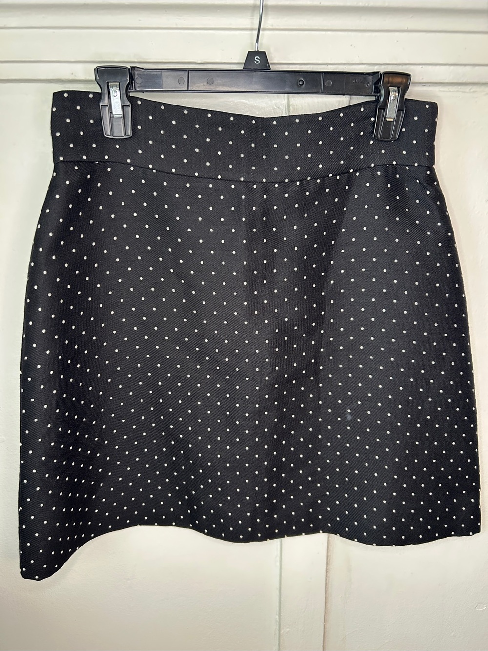 Kate Spade A line Skirt the Rule Mini Skirt Black and White Polka Dot 6